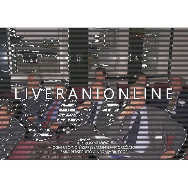 MILANO 15-11-1996 LEGA CALCIO VIA ROSSELLINI NELLA FOTO GIAN MARIO VISCONTI DI MODRONE ANTONIO GIRAUDO, FRANCO SENSI E ROBERTO BETTEGA AG ALDO LIVERANI SAS