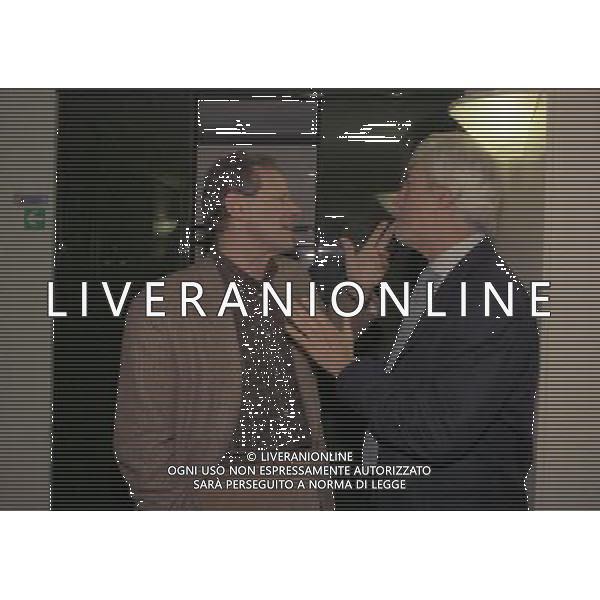 MILANO 18-11-1999 LEGA CALCIO VIA ROSSELLINI NELLA FOTO Giambattista Pastorello-Maurizio Zamparini AG ALDO LIVERANI SAS