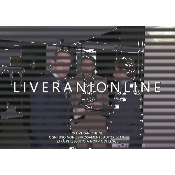 MILANO 18-11-1999 LEGA CALCIO VIA ROSSELLINI NELLA FOTO ENRICO MANTOVANI -MAURIZIO ZAMPARINI E MORONI AG ALDO LIVERANI SAS