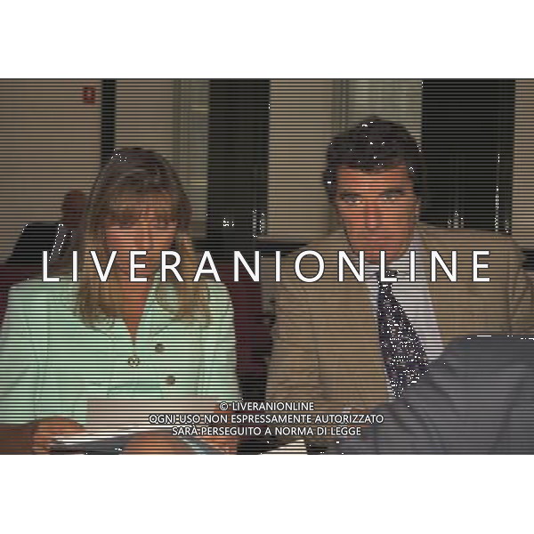 MILANO 27-06-1997 LEGA CALCIO VIA ROSSELLINI NELLA FOTO ELISABETTA CRAGNOTTI E DINO ZOFF AG ALDO LIVERANI SAS 