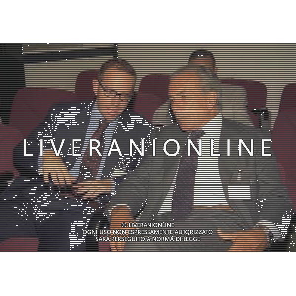 MILANO 27-06-1997 LEGA CALCIO VIA ROSSELLINI NELLA FOTO ENRICO MANTOVANI E GIUSEPPE GAZZONI FRASCARA AG ALDO LIVERANI SAS 