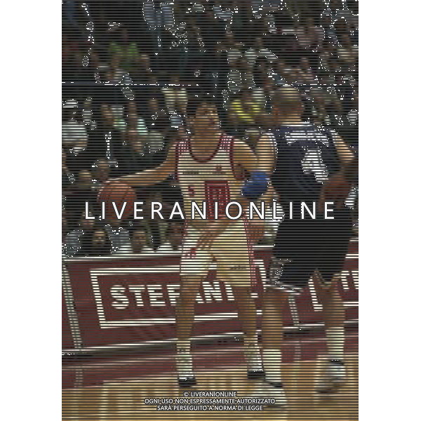 MILANO FINALE SCUDETTO STEFANEL MILANO .TEAM SISTEM BOLOGNA 1996 NELLA FOTO FERNANDO GENTILE AG ALDO LIVERANI SAS