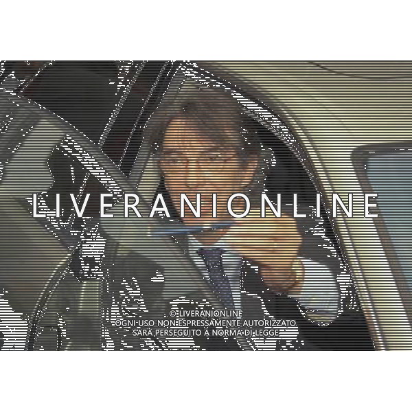 MILANO 27-05-1998 INCONTRO ALL\'HOTEL PINCIPE DI SAVOIA TRA MASSIMO MORATTI EGIUSEPPE GAZZONI FRASCARA NELLA FOTO GIUSEPPE GAZZONI FRASCARA E MASSIMO MORATTI AG ALDO LIVERANI SAS