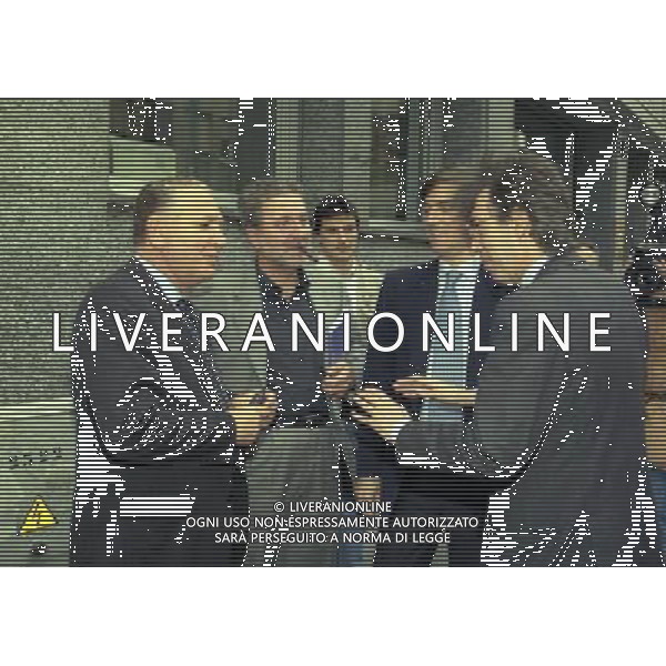 MILANO 27-05-1998 LEGA CALCIO VIA ROSSELINI NELLA FOTO VINCENZO MATTARESE CON FABRIZIO GARILLI E MASSIMO MORATTI AG ALDO LIVERANI SAS