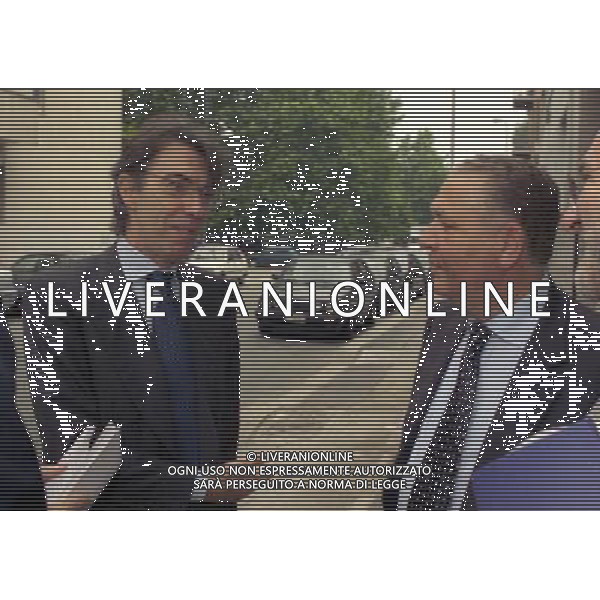 MILANO 27-05-1998 LEGA CALCIO VIA ROSSELINI NELLA FOTO VINCENZO MATTARESE MASSIMO MORATTI AG ALDO LIVERANI SAS