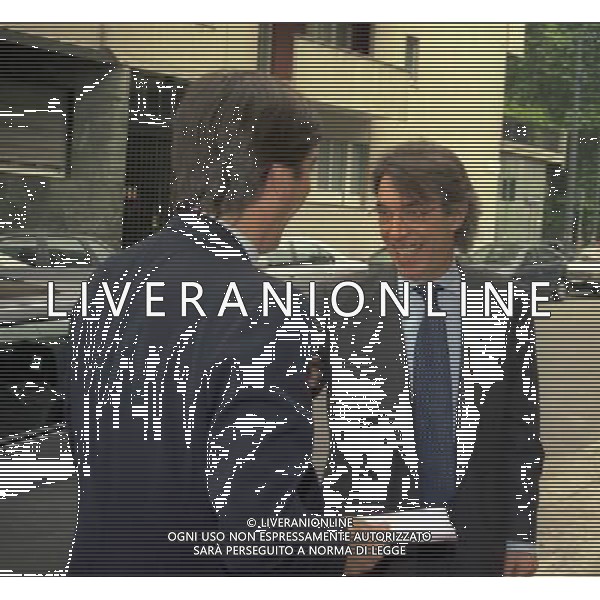 MILANO 27-05-1998 LEGA CALCIO VIA ROSSELINI NELLA FOTO MASSIMO MORATTI-FABRIZIO GARILLI AG ALDO LIVERANI SAS