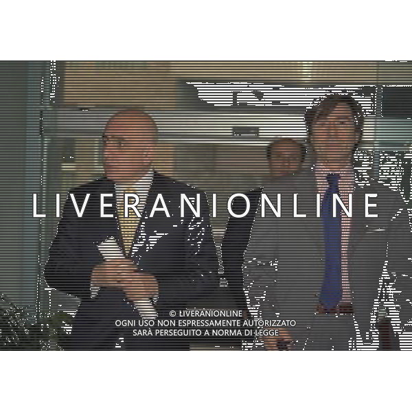 MILANO 27-05-1998 LEGA CALCIO VIA ROSSELINI NELLA FOTO ADRIANO GALLIANI E ARIEDO BRAIDA AG ALDO LIVERANI SAS