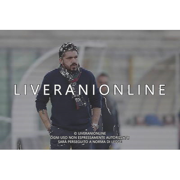 ANCONA vs PISA, Campionato di Calcio Lega Pro, Girone B, 20» giornata, 31/01/2016, nella foto: L\'ALLENATORE GENNARO GATTUSO, SBUFFA, ph.Claudio Zamagni/AGENZIA ALDO LIVERANI S.A.S.