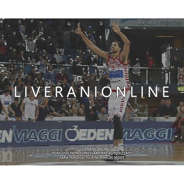 Lega Basket serie A, 3» giornata di ritorno, Consultinvest Pesaro vs Openjobmetis Varese 31/01/2016 nella foto: DAYE, ESULTA, ph.CLAUDIO ZAMAGNI/AGENZIA ALDO LIVERANI S.A.S.