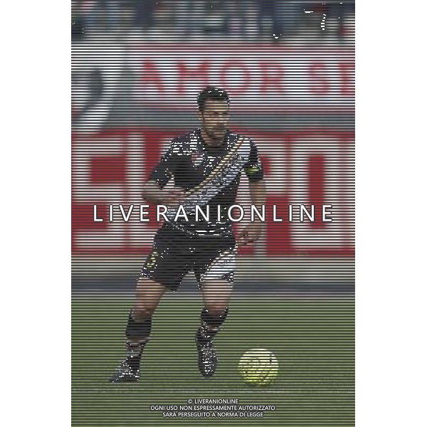 RIMINI vs LUPA ROMA, Campionato Lega Pro, Girone B, 20» giornata, 30/01/2016, nella foto: IL CAPITANO FABBRO ALESSANDRO IN AZIONE, ph.Claudio Zamagni/AGENZIA ALDO LIVERANI S.A.S.