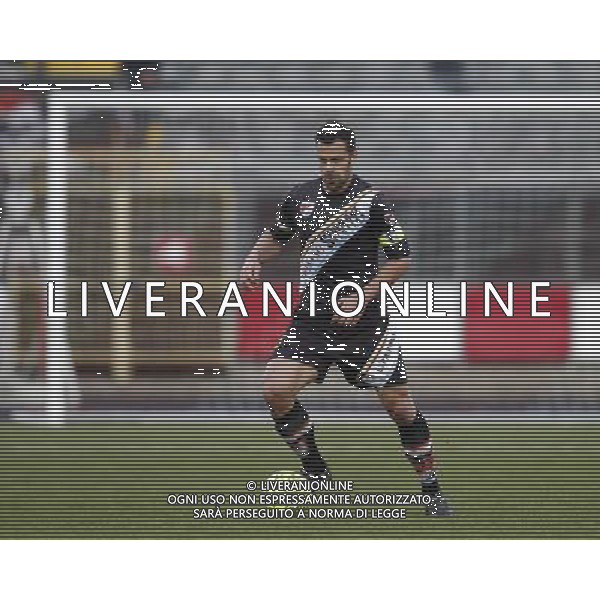 RIMINI vs LUPA ROMA, Campionato Lega Pro, Girone B, 20» giornata, 30/01/2016, nella foto: IL CAPITANO FABBRO ALESSANDRO IN AZIONE, ph.Claudio Zamagni/AGENZIA ALDO LIVERANI S.A.S.