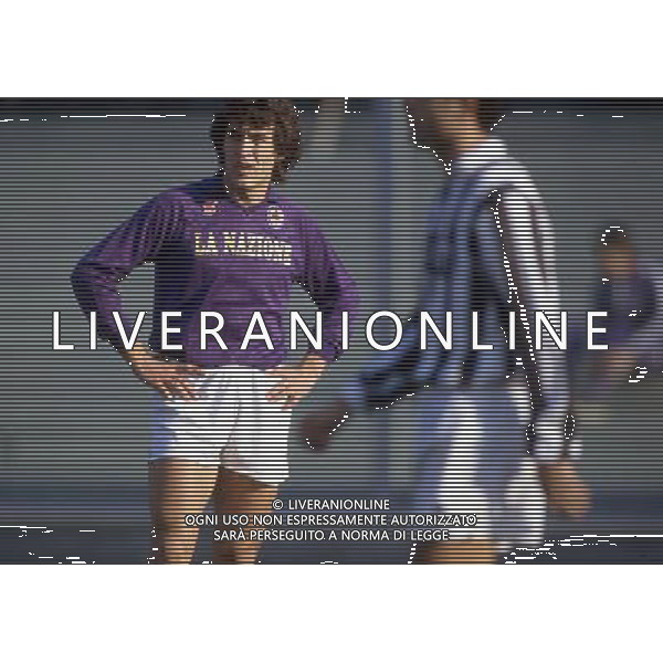Oscar Alberto Dertycia calciatore con la maglia della Fiorentina nel 1989/1990 - retrospettiva ©Archivio / Ag. Aldo Liverani Sas