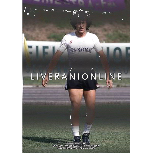Oscar Alberto Dertycia calciatore con la maglia della Fiorentina nel 1989/1990 - retrospettiva ©Archivio / Ag. Aldo Liverani Sas