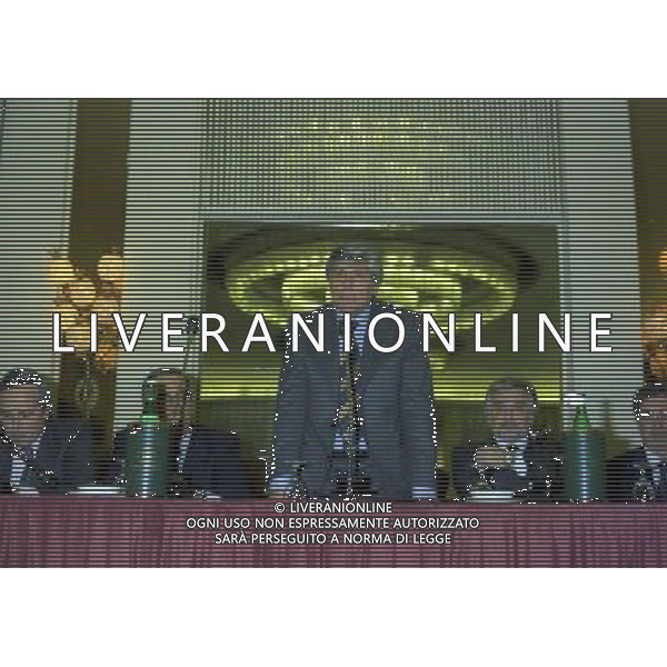 MILANO 16-12-1997 HOTEL PRINCIPE DI SAVOIA FESTA DELLA LEGA CALCIO NELLA FOTO LUCIANO NIZZOLA AG ALDO LIVERANI SAS
