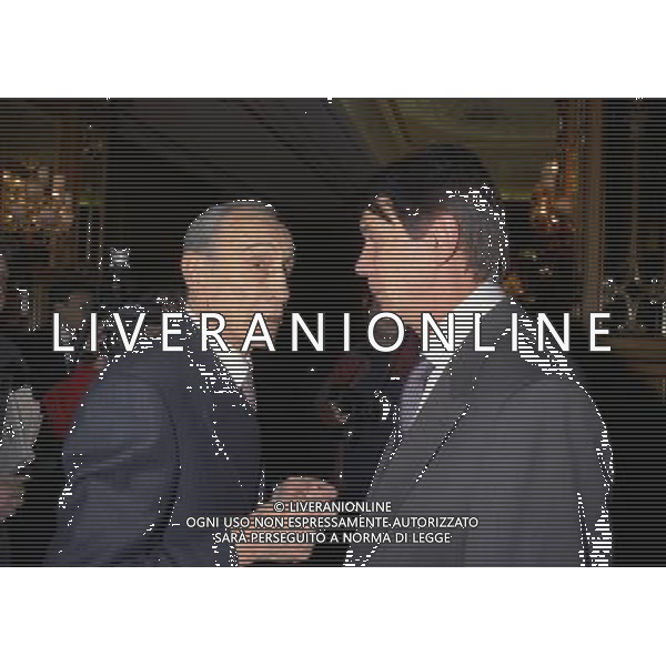 MILANO 16-12-1997 HOTEL PRINCIPE DI SAVOIA FESTA DELLA LEGA CALCIO NELLA FOTO ENZO BEARZOT E CESARE MALDINI AG ALDO LIVERANI SAS