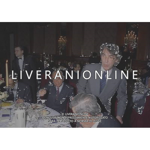 MILANO 16-12-1997 HOTEL PRINCIPE DI SAVOIA FESTA DELLA LEGA CALCIO NELLA FOTO MASSIMO MORATTI AG ALDO LIVERANI SAS