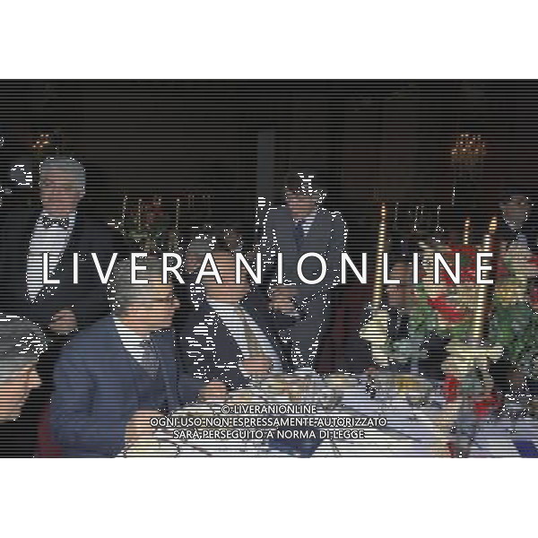 MILANO 16-12-1997 HOTEL PRINCIPE DI SAVOIA FESTA DELLA LEGA CALCIO NELLA FOTO VINCENZO MATTARESE CON ADRIANO GALLIANI E MASSIMO MORATTI AG ALDO LIVERANI SAS