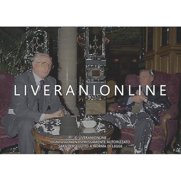 MILANO 16-12-1997 HOTEL PRINCIPE DI SAVOIA FESTA DELLA LEGA CALCIO NELLA FOTO AZEGLIO VICINI CON SERGIO CAMPANA AG ALDO LIVERANI SAS