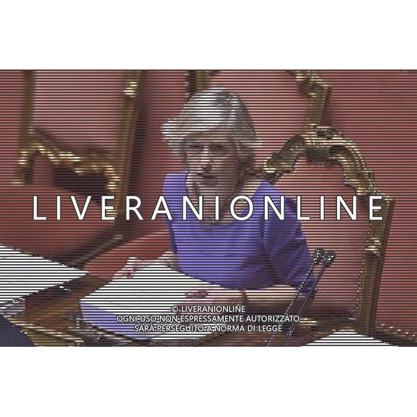 Palazzo Madama discussione del disegno di legge Regolamentazione delle unioni civili tra persone dello stesso sesso e disciplina delle convivenze Roma - 02.02.2016 - nella foto: Stefania Giannini / Ph. Corradetti - Ag. Aldo Liverani Sas / Ag. Aldo Liverani Sas