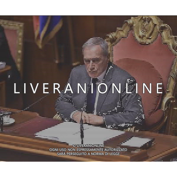 Palazzo Madama discussione del disegno di legge Regolamentazione delle unioni civili tra persone dello stesso sesso e disciplina delle convivenze Roma - 02.02.2016 - nella foto: Pietro Grasso / Ph. Corradetti - Ag. Aldo Liverani Sas / Ag. Aldo Liverani Sas