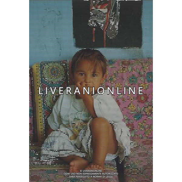 zingari rom nomadi bambini foto filippo venezia-Ag aldo liverani