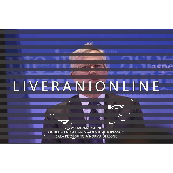 Incontro - dibattito \'Italy and the UK: addressing global challengers in a reformed UE\' Istituto Aspen Roma 03 febbraio 2016 nella foto Giulio Tremonti ©Corradetti / Ag. Aldo Liverani Sas