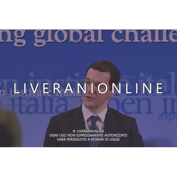 Incontro - dibattito \'Italy and the UK: addressing global challengers in a reformed UE\' Istituto Aspen Roma 03 febbraio 2016 nella foto George Osborne ©Corradetti / Ag. Aldo Liverani Sas