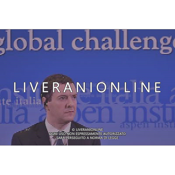 Incontro - dibattito \'Italy and the UK: addressing global challengers in a reformed UE\' Istituto Aspen Roma 03 febbraio 2016 nella foto George Osborne ©Corradetti / Ag. Aldo Liverani Sas