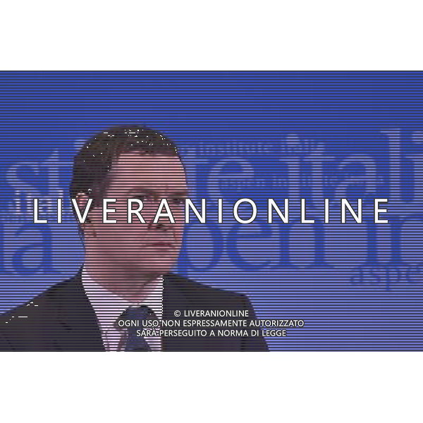 Incontro - dibattito \'Italy and the UK: addressing global challengers in a reformed UE\' Istituto Aspen Roma 03 febbraio 2016 nella foto George Osborne ©Corradetti / Ag. Aldo Liverani Sas