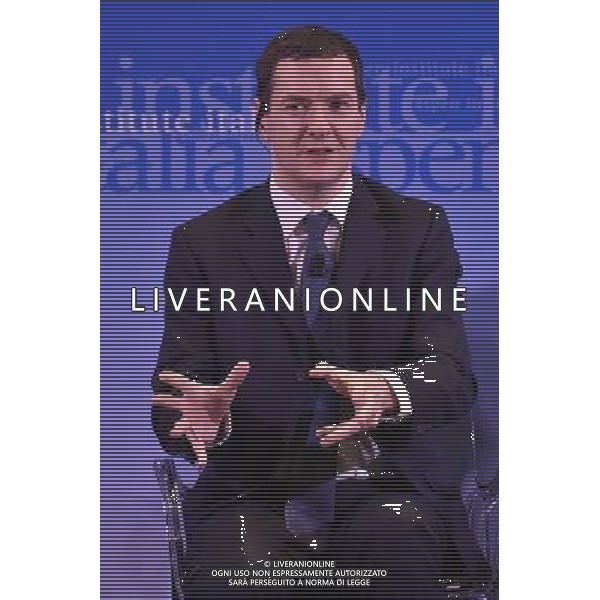 Incontro - dibattito \'Italy and the UK: addressing global challengers in a reformed UE\' Istituto Aspen Roma 03 febbraio 2016 nella foto George Osborne ©Corradetti / Ag. Aldo Liverani Sas
