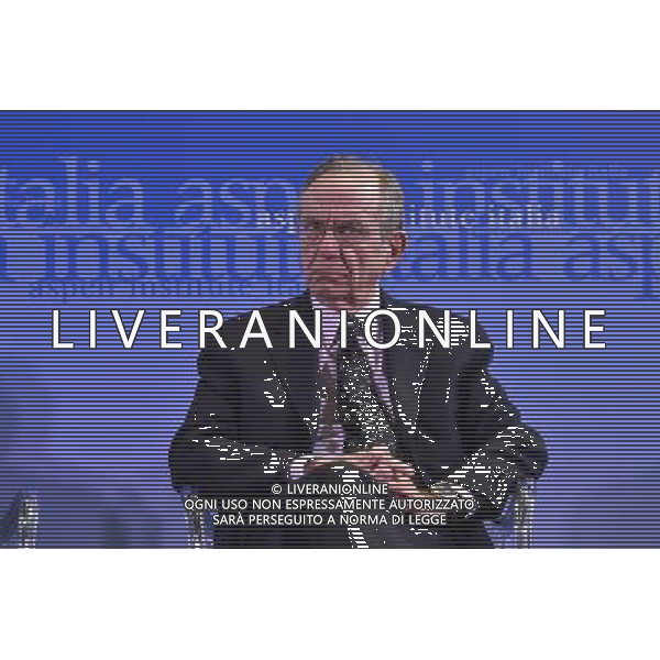 Incontro - dibattito \'Italy and the UK: addressing global challengers in a reformed UE\' Istituto Aspen Roma 03 febbraio 2016 nella foto Pier Carlo Padoan ©Corradetti / Ag. Aldo Liverani Sas