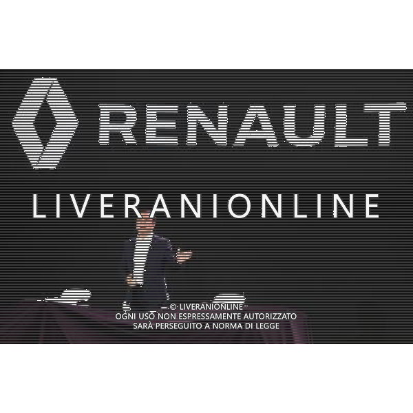 Carlos Ghosn (FRA) Chairman of Renault 03.02.2016. Renault Sport Formula One Team RS16 Launch, Renault Technocentre, Paris, France. / Ag. Aldo Liverani Sas - Italy only editorial use only