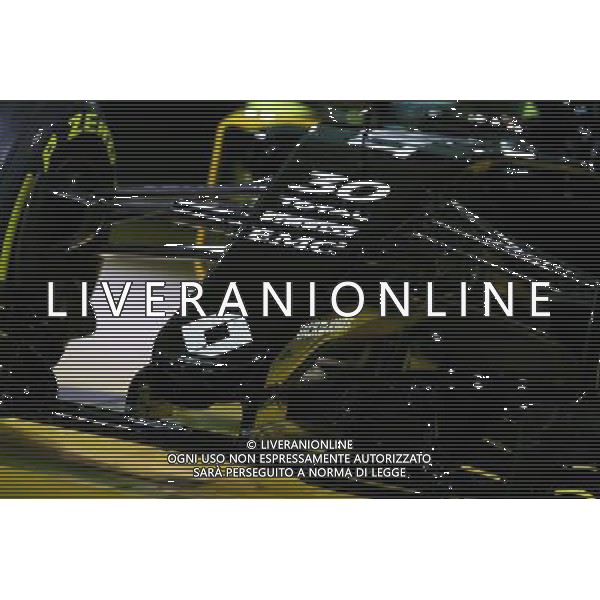 The Renault Sport Formula One Team car livery. 03.02.2016. Renault Sport Formula One Team RS16 Launch, Renault Technocentre, Paris, France. / Ag. Aldo Liverani Sas - Italy only editorial use only