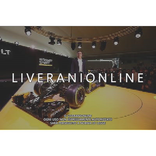 Carlos Ghosn (FRA) Chairman of Renault. 03.02.2016. Renault Sport Formula One Team RS16 Launch, Renault Technocentre, Paris, France. / Ag. Aldo Liverani Sas - Italy only editorial use only