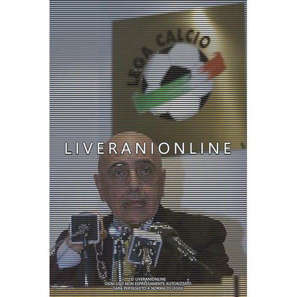 MILANO, 15-11-02 DFP/MARCO LUSSOSO RIUNIONE LEGA CALCIO NELLA FOTO: ADRIANO GALLIANI AG ALDO LIVERANI SAS