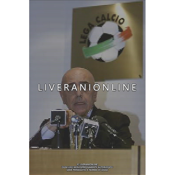 MILANO, 15-11-02 DFP/MARCO LUSSOSO RIUNIONE LEGA CALCIO NELLA FOTO: ADRIANO GALLIANI AG ALDO LIVERANI SAS