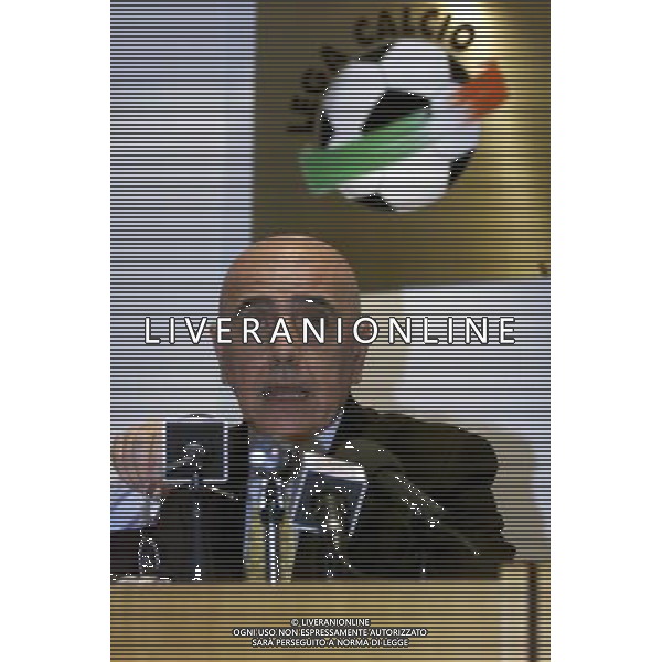 MILANO, 15-11-02 DFP/MARCO LUSSOSO RIUNIONE LEGA CALCIO NELLA FOTO: ADRIANO GALLIANI AG ALDO LIVERANI SAS