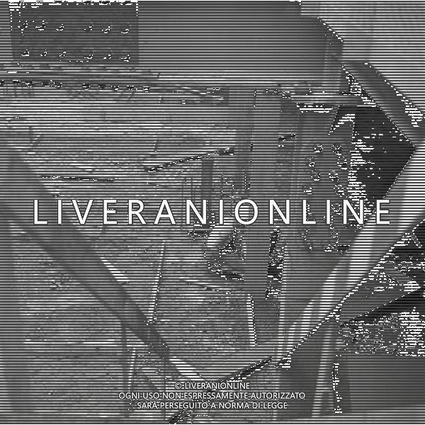 1966 MLIANO COSTRUZIONE METROPOLITANA VERDE A MILANO NELLA FOTO IL CANTIERE DELLA METROPOLITANA VERDE ZONA LAMBRATE AG ALDO LIVERANI SAS