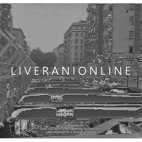 1966 MLIANO COSTRUZIONE METROPOLITANA VERDE A MILANO NELLA FOTO IL CANTIERE DELLA METROPOLITANA VERDE ZONA LAMBRATE AG ALDO LIVERANI SAS
