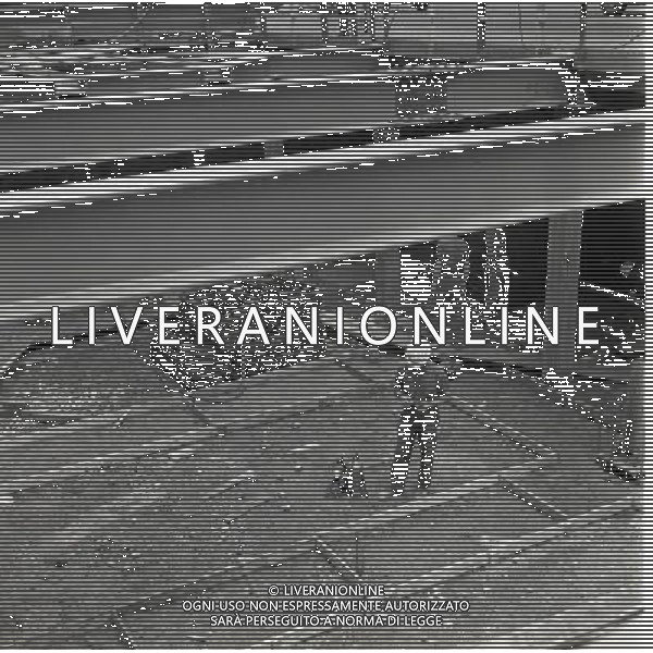 1966 MLIANO COSTRUZIONE METROPOLITANA VERDE A MILANO NELLA FOTO IL CANTIERE DELLA METROPOLITANA VERDE ZONA LAMBRATE AG ALDO LIVERANI SAS