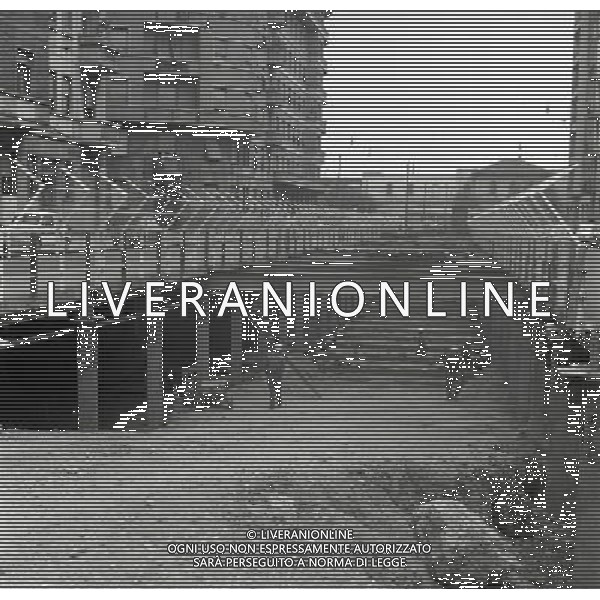 1966 MLIANO COSTRUZIONE METROPOLITANA VERDE A MILANO NELLA FOTO IL CANTIERE DELLA METROPOLITANA VERDE ZONA LAMBRATE AG ALDO LIVERANI SAS