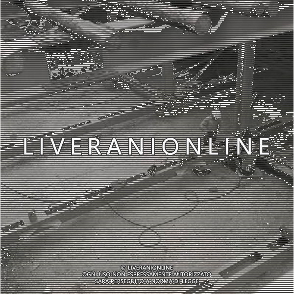 1966 MLIANO COSTRUZIONE METROPOLITANA VERDE A MILANO NELLA FOTO IL CANTIERE DELLA METROPOLITANA VERDE ZONA LAMBRATE AG ALDO LIVERANI SAS