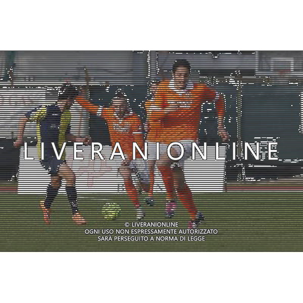 SANTARCANGELO vs PISTOIESE, Campionato di Calcio Lega Pro, Girone B, 21Âª giornata, 07/02/2016, nella foto: L\'ATTACCO DEL PISTOIA, ph.CLAUDIO ZAMAGNI/AGENZIA ALDO LIVERANI S.A.S.
