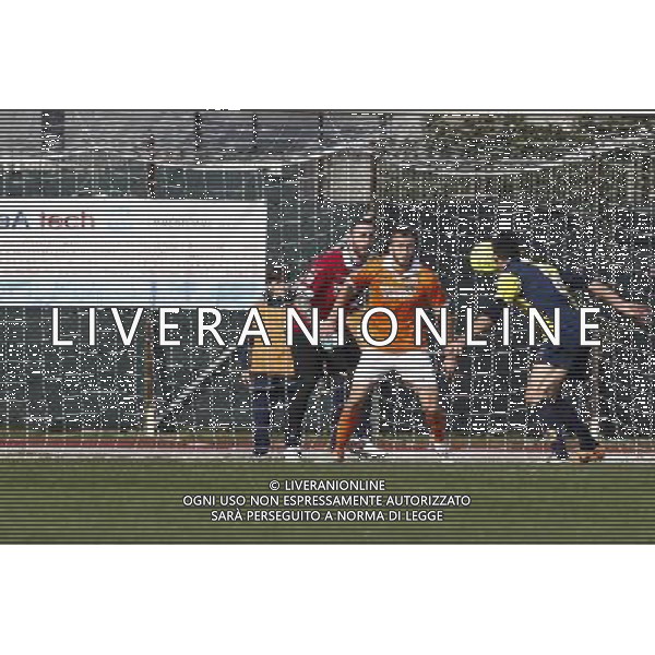 SANTARCANGELO vs PISTOIESE, Campionato di Calcio Lega Pro, Girone B, 21Âª giornata, 07/02/2016, nella foto: VALENTINI DAVANTI ALLA PORTA, ph.CLAUDIO ZAMAGNI/AGENZIA ALDO LIVERANI S.A.S.
