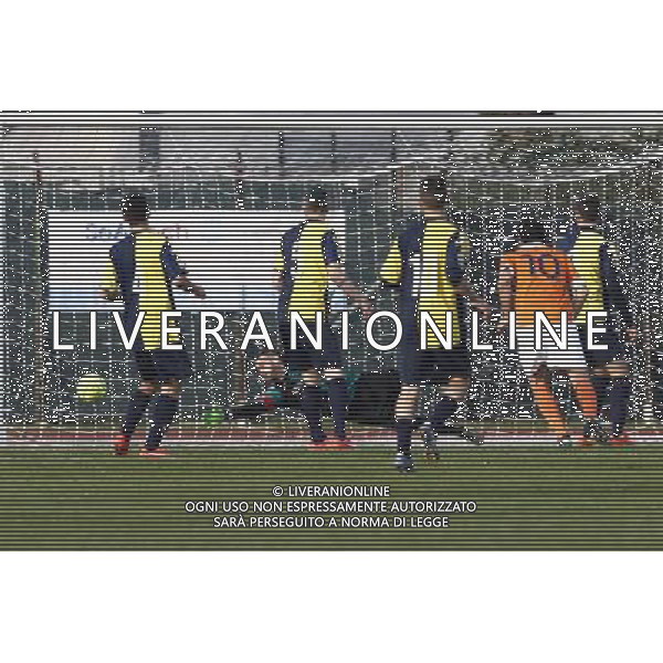 SANTARCANGELO vs PISTOIESE, Campionato di Calcio Lega Pro, Girone B, 21Âª giornata, 07/02/2016, nella foto: IL GOAL DI COLOMBO, ph.CLAUDIO ZAMAGNI/AGENZIA ALDO LIVERANI S.A.S.