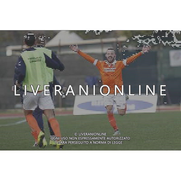 SANTARCANGELO vs PISTOIESE, Campionato di Calcio Lega Pro, Girone B, 21Âª giornata, 07/02/2016, nella foto: L\'ESULTANZA DI MUNGO, ph.CLAUDIO ZAMAGNI/AGENZIA ALDO LIVERANI S.A.S.