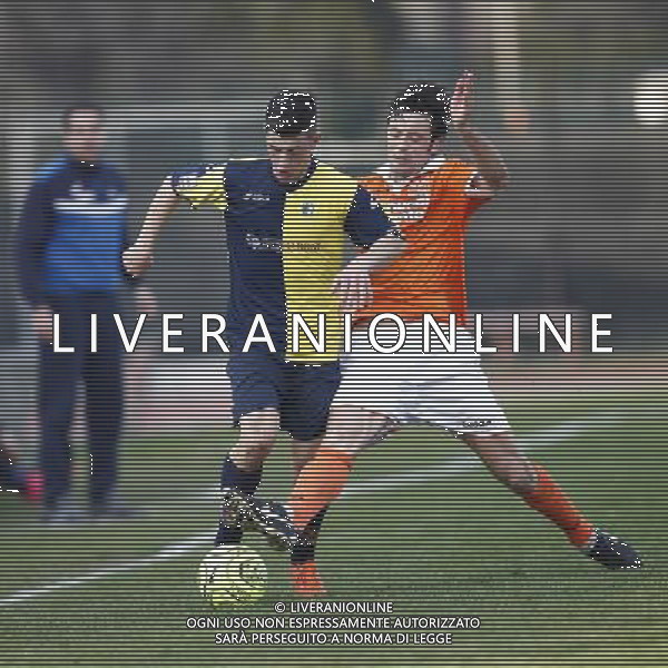 SANTARCANGELO vs PISTOIESE, Campionato di Calcio Lega Pro, Girone B, 21Âª giornata, 07/02/2016, nella foto:CASTELLANA E COLOMBO, ph.CLAUDIO ZAMAGNI/AGENZIA ALDO LIVERANI S.A.S.