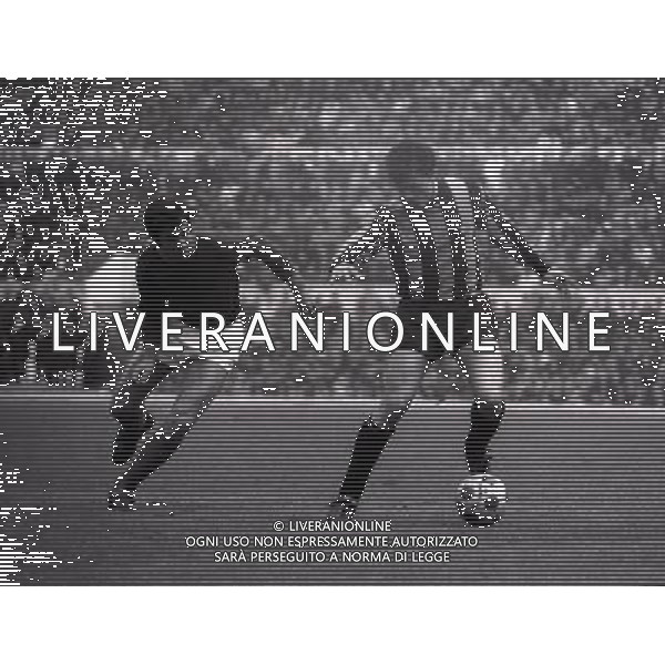 RETROSPETTIVA SERGIO GORI CALCIATORE NELLA FOTO SERGIO GORICON LA MAGLIA DELL\'INTER AG ALDO LIVERANI SAS