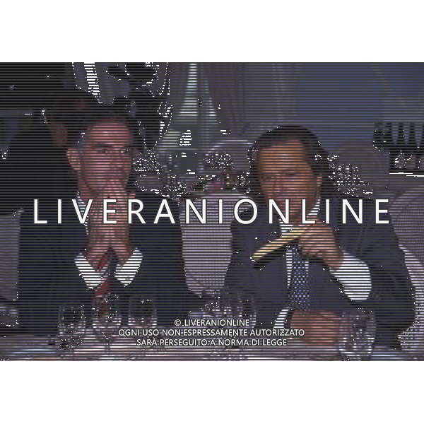 RETROSPETTIVA ROBERTO GOVEANI PRESIDENTE TORINO CALCIO NELLA FOTO ROBERTO GOVEANI CON LUIGI CORINI AG ALDO LIVERANI SAS