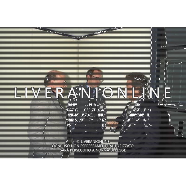 MILANO 04-04-1997 LEGA CALCIO NELLA FOTO VITTORIO CECCHI GORI-ENRICO MANTOVANI E LUNA LUCIANO AG ALDO LIVERANI SAS